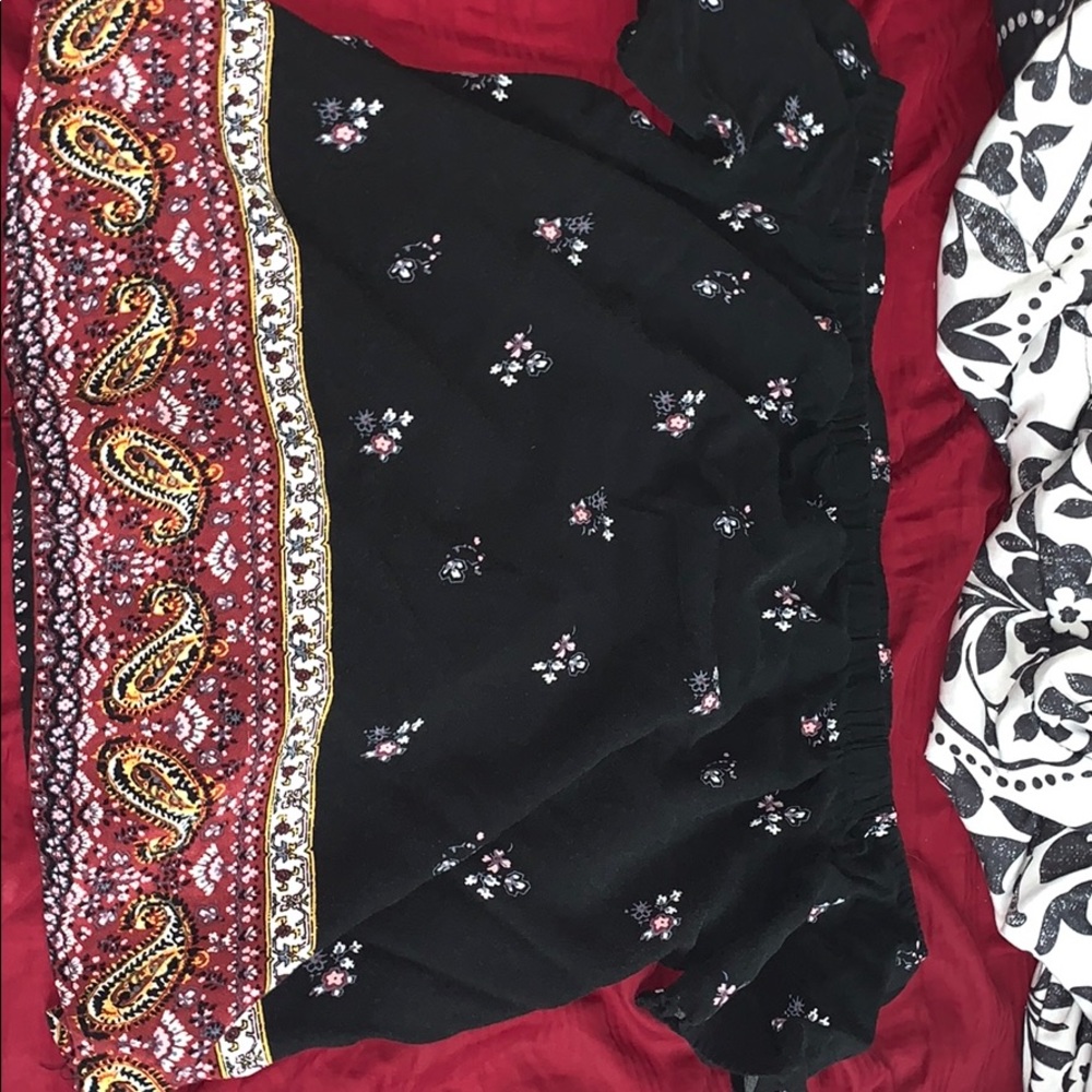 off the shoulder boho shirt